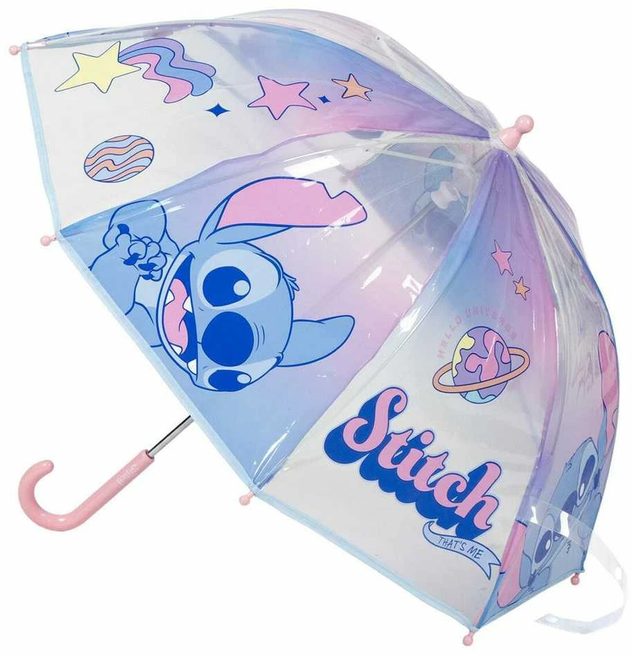 CERDÁ Disney Stitch manual bubble umbrella