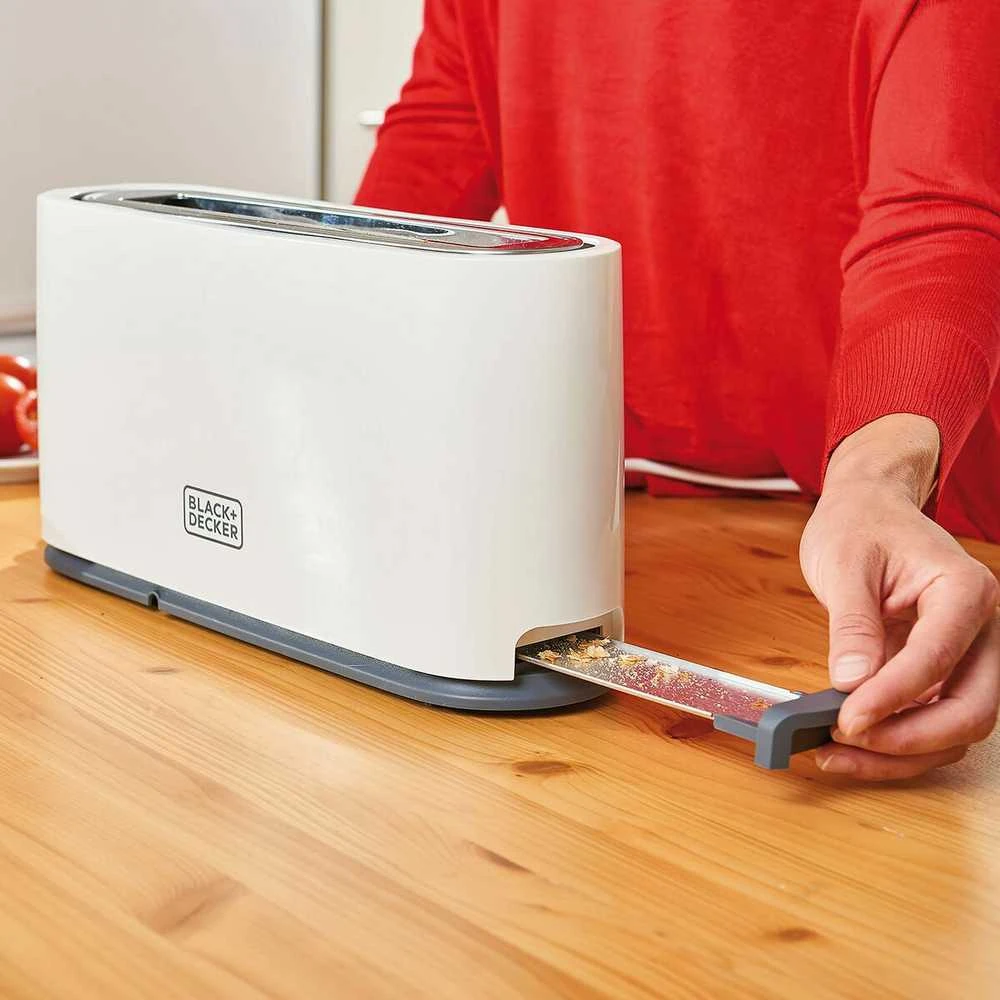 Skrudintuvas Black & Decker juodas+decker Toaster Juodas & Decker BXTO1001E (1000W)