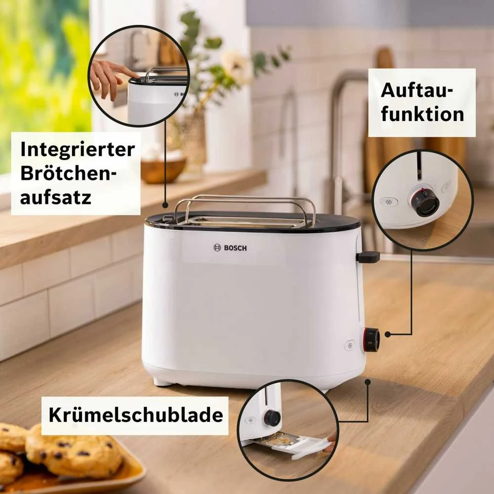 Bosch TAT2M121 Kompaktinis skrudintuvas, MyMoment, Baltas