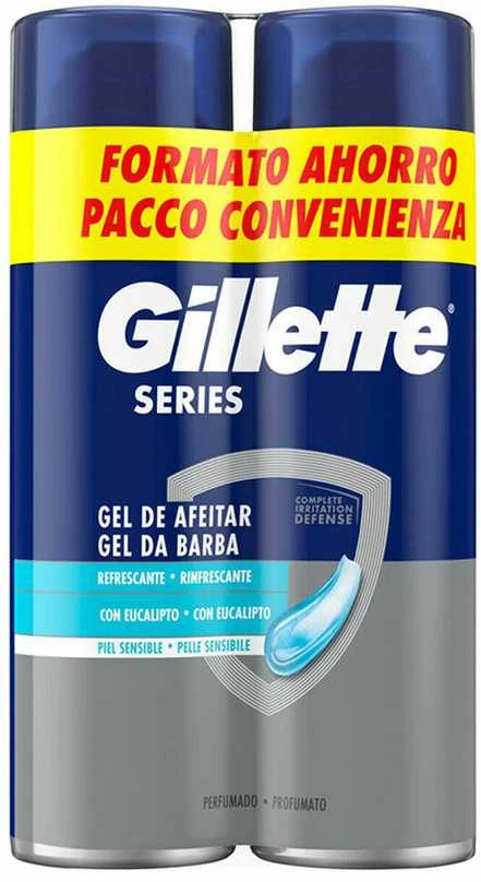 Gillette Series Gel De Afeitar Piel Sensible 2 X, 200 ml