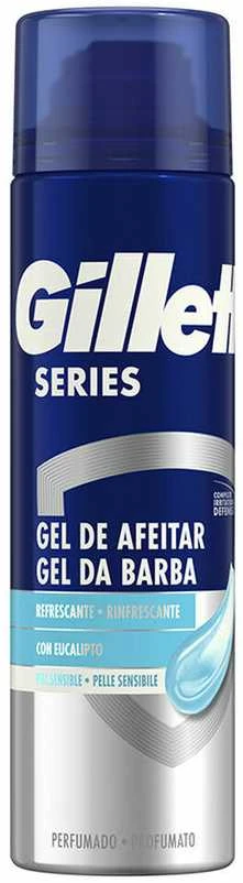 „Gillette Series Refreshing Eucalyptus Sensitive“ skutimosi želė, 200 ml