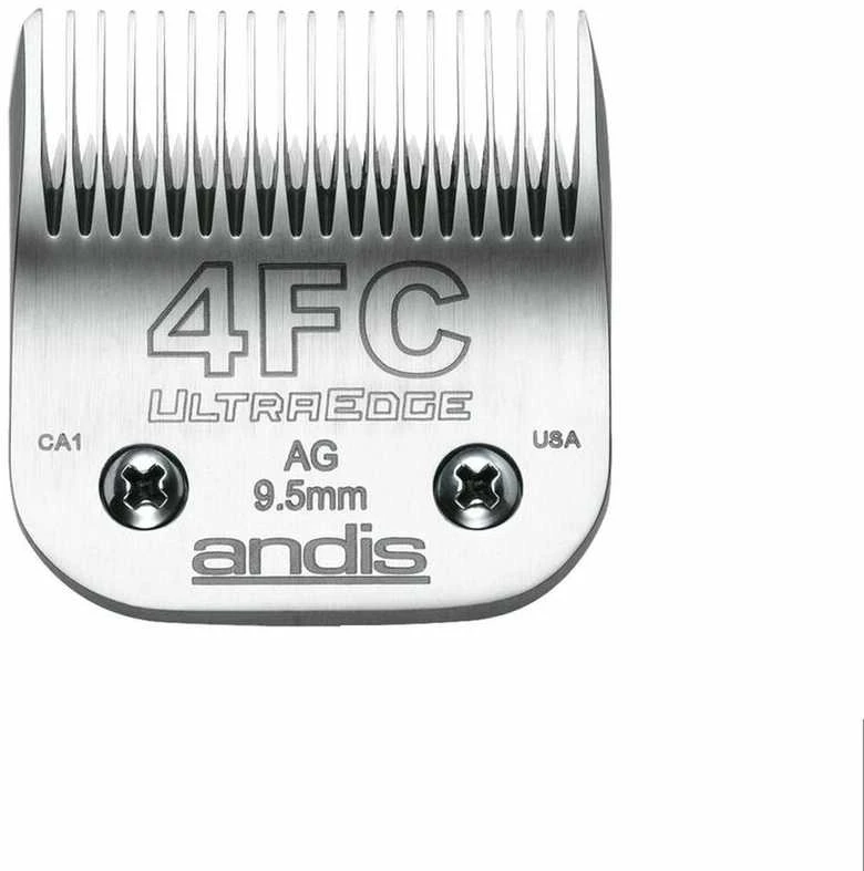 Andis Andis - užspaudžiamas plieno peiliukas plaukų kirpimo mašinėlei, Nr. 4FC (9,5 mm) universalus