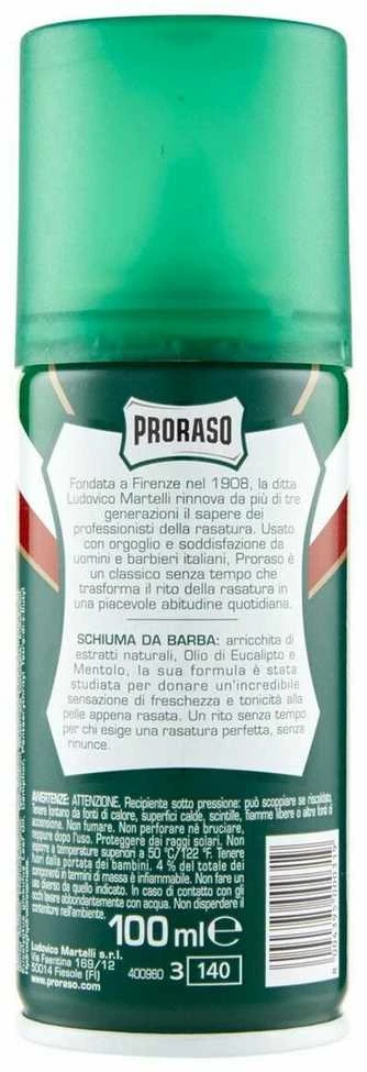 Proraso Green Line Skutimosi putos Refreshing, 100 ml