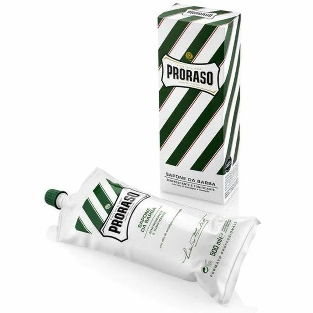 Proraso Green Line Shaving Cream Gaivinantis skystas skutimosi kremas, 500 ml