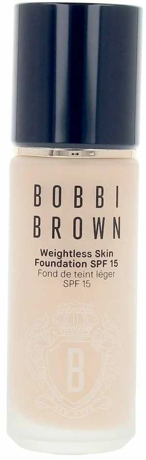 Bobbi Brown „Weightless Skin“ makiažo pagrindas SPF 15 – smėlio spalvos, 30 ml