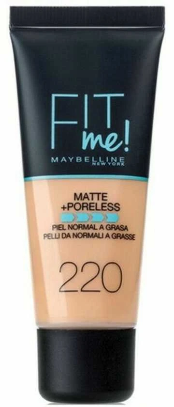 „Maybelline Fit Me Matte + Poreless“ skystas makiažo pagrindas, 312 Golden, 30 ml