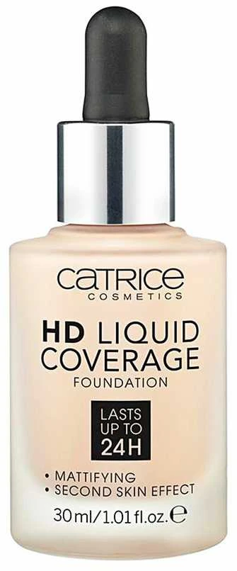 Catrice Hd Liquid Coverage Foundation Lasts Up Tp 24h 030 Sand rusvai gelsvas Makiažo pagrindas 30ml