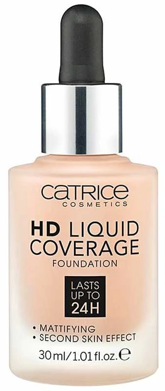 Catrice Hd Liquid Coverage Foundation Lasts Up Tp 24h 030 Sand rusvai gelsvas Makiažo pagrindas 30ml