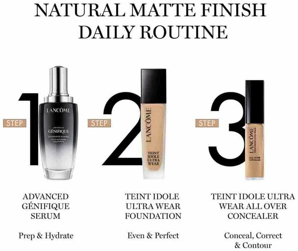 „Lancôme“ matinis makiažo pagrindas SPF 35 „Teint Idole Ultra Wear“ (makiažo pagrindas), 30 ml, 345N - 045 Sable rausvas gelsvas