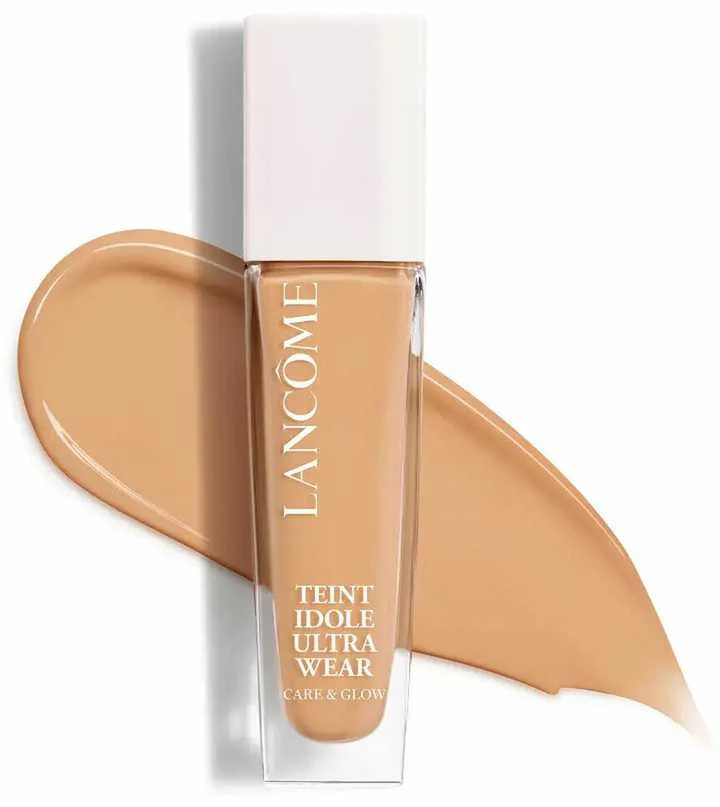 „Lancome Teint Idole Ultra Wear Care & Glow“ maitinamasis ir drėkinamasis skystas makiažo pagrindas SPF25 230W 30ml