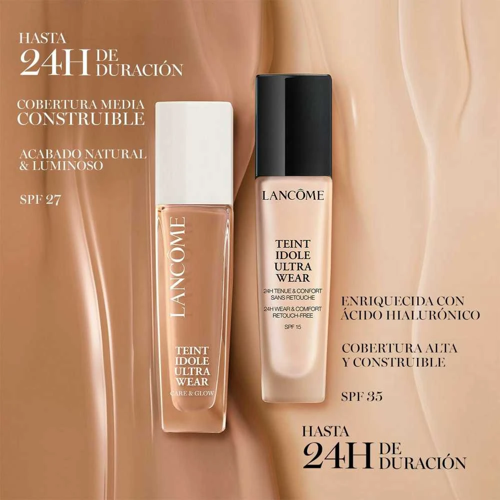 Lancôme Teint Idole Ultra Wear Care & Glow Ilgai išliekantis makiažo pagrindas, spalva: 220C, 30 ml