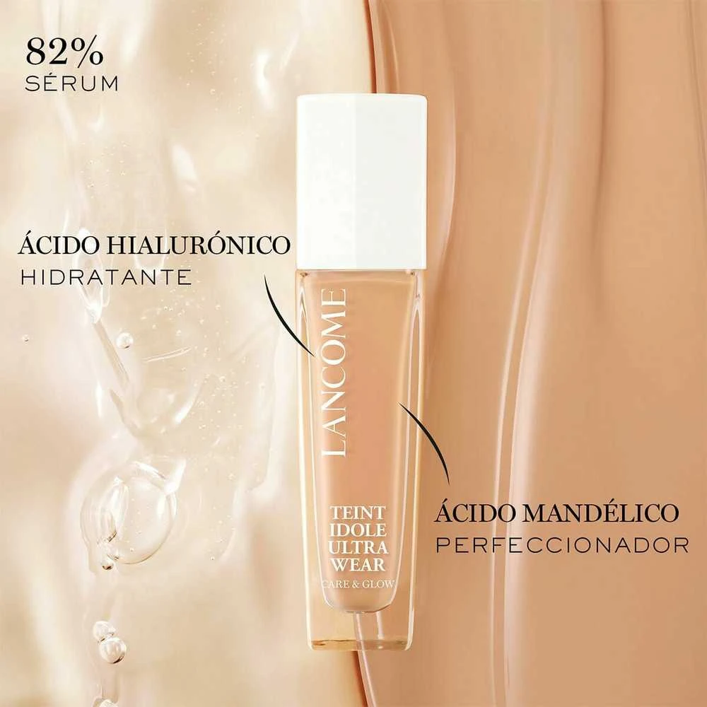 Lancôme Teint Idole Ultra Wear Care & Glow Ilgai išliekantis makiažo pagrindas, spalva: 220C, 30 ml