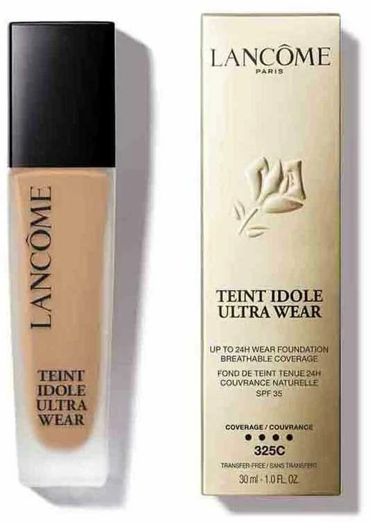 „Lancôme“ matinis makiažo pagrindas SPF 35 „Teint Idole Ultra Wear“ (makiažo pagrindas), 30 ml, 325C - 04 rusvai gelsvas „Nature“