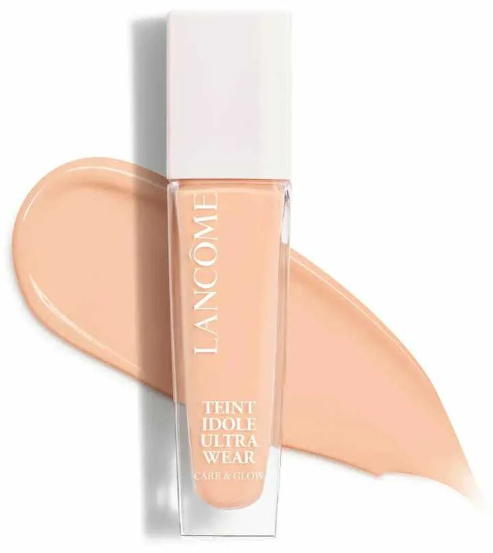„Lancôme“ ilgai išliekantis makiažo pagrindas „Teint Idole Ultra Wear Care & Glow“ (24 val. natūralaus švytėjimo suteikiantis odos priežiūros makiažo pagrindas), 30 ml, 120N