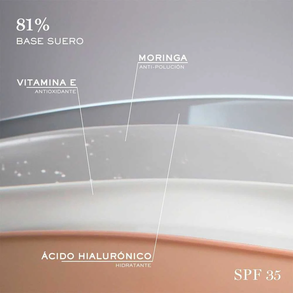„Lancôme“ matinis makiažo pagrindas SPF 35 „Teint Idole Ultra Wear“ (makiažo pagrindas), 30 ml, 345N - 045 Sable rausvas gelsvas