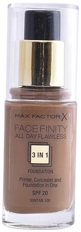 "Max Factor Facefinity 3 in 1" maskuoklis ir makiažo pagrindas Spf20 75 Golden 30ml