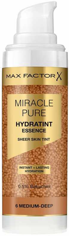 „Max Factor MIRACLE PURE“ drėkinamoji esencija #6 – vidutinio–intensyvumo 30 ml