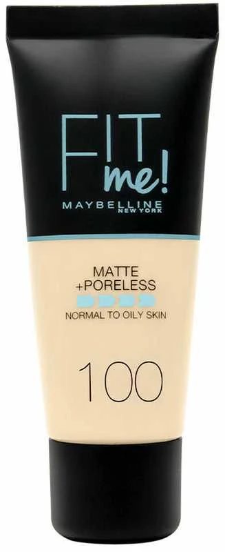 Maybelline Fit Me Matte & Poreless 100 Warm Ivory Vamzdelis Skystis 30 ml