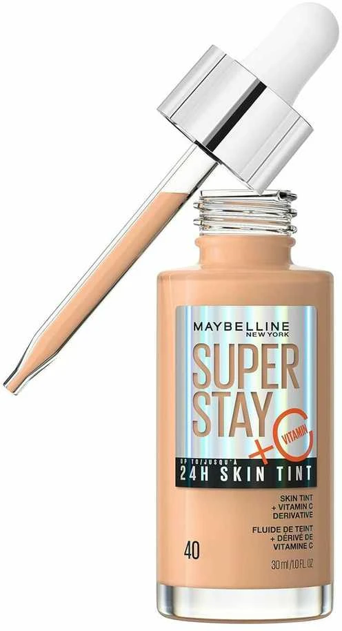 Maybelline Superstay 24H Skin Tint + Vitamin C Makeup moterims, 30 ml