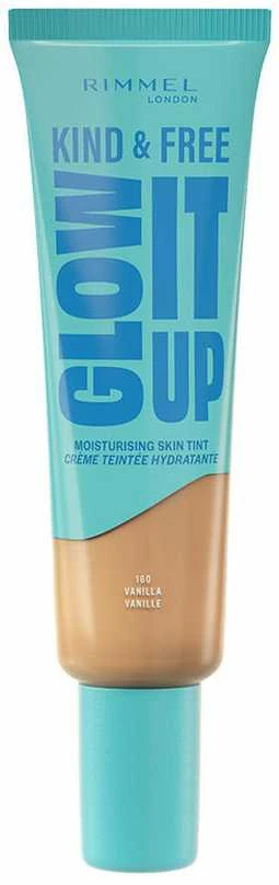 „Rimmel London Kind & Free Glow It Up“ drėkinamasis odos atspalvio makiažo pagrindas