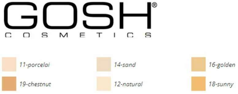 "Gosh X-Ceptional Wear Foundation" ilgalaikis makiažo pagrindas 11 Porcelian 35ml
