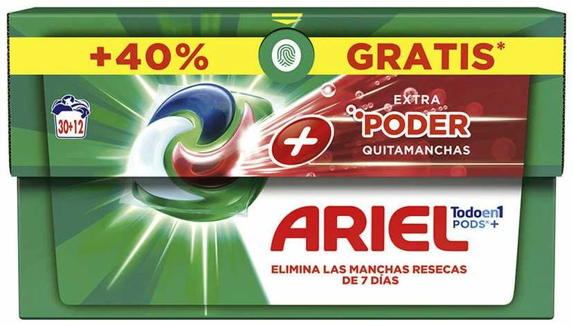 Ariel Skalbimo milteliai 3-in-1 Extra Stain Removal Power 42 kapsulės