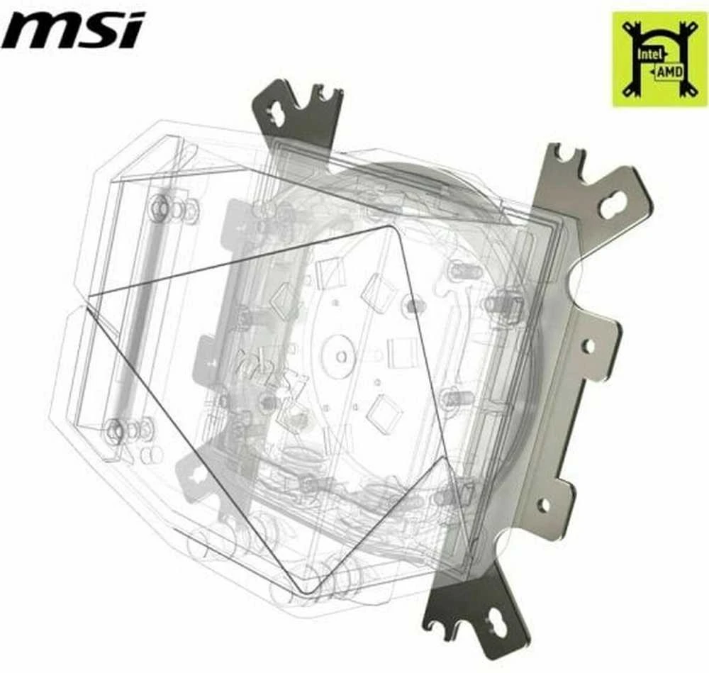MSI MAG CORELIQUID I360 Baltas