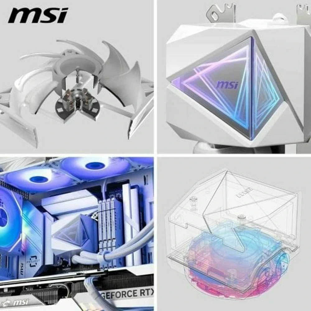 MSI MAG CORELIQUID I360 Baltas