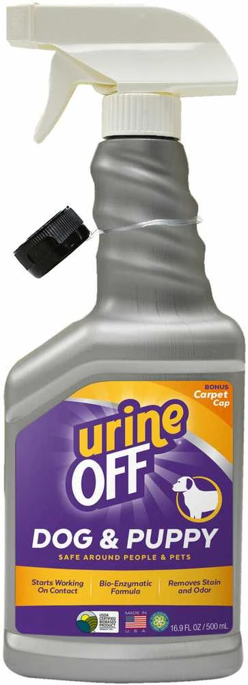COSMOS BUSINESS GROUP B.V. Urine OFF purškalas šunų šlapimo kvapui ir dėmėms naikinti, 500ml