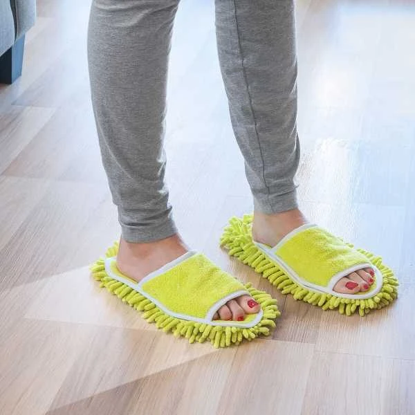 Mop InnovaGoods Kapcie Mopy Mop&Go