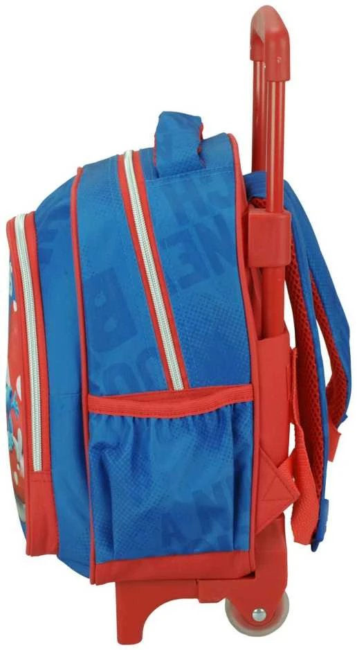 Smurfų kaimo riedanti darželio kuprinė, krepšys 30 cm