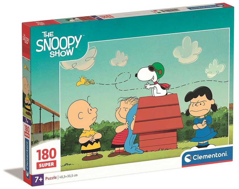 Clementoni Dėlionė 180 vnt. - Snoopy