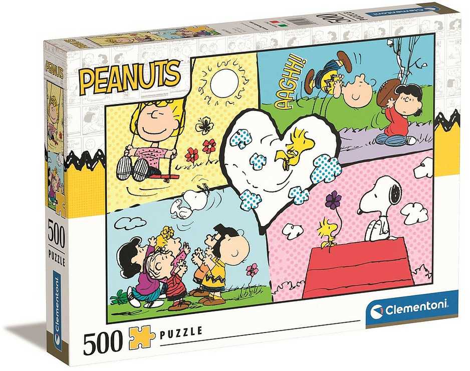 Clementoni Dėlionė 500 vnt. - Riešutėliai "Peanuts"