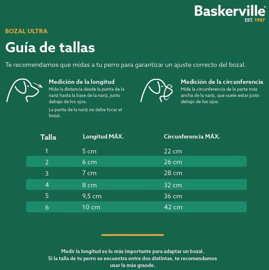 Baskerville Baskerville Ultra-3 snukis juodas