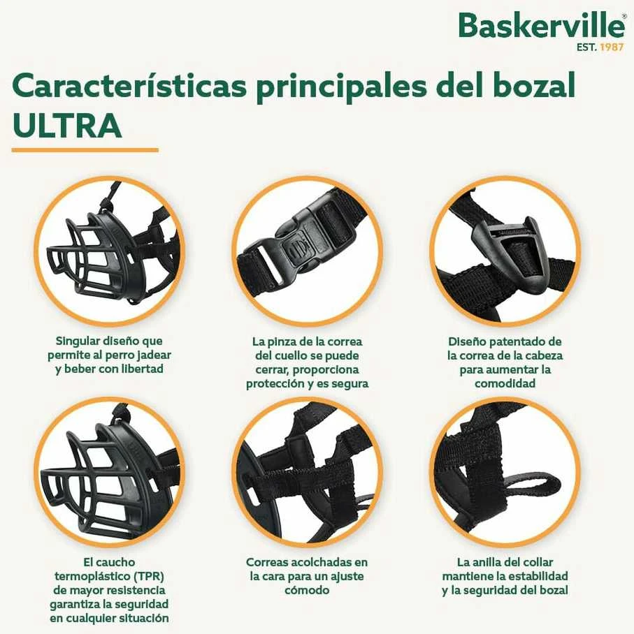 Baskerville Baskerville Ultra-4 snukis juodas