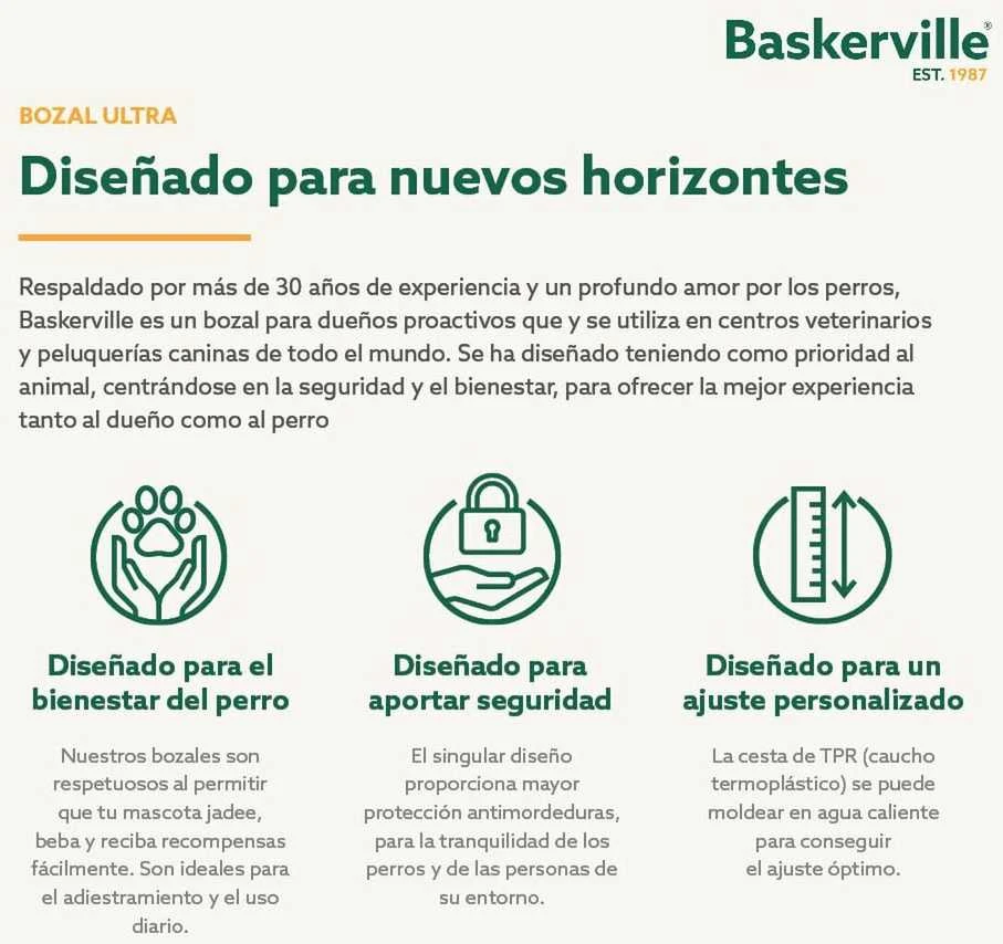 Baskerville Baskerville Ultra-4 snukis juodas