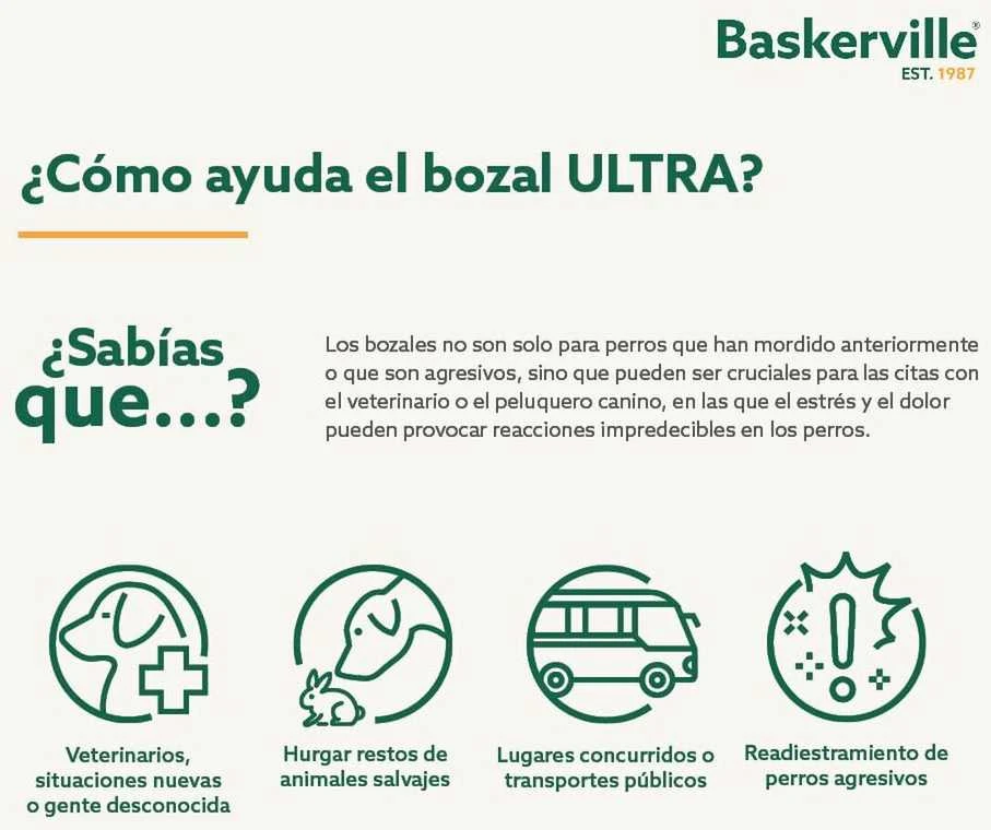Baskerville Baskerville Ultra-4 snukis juodas