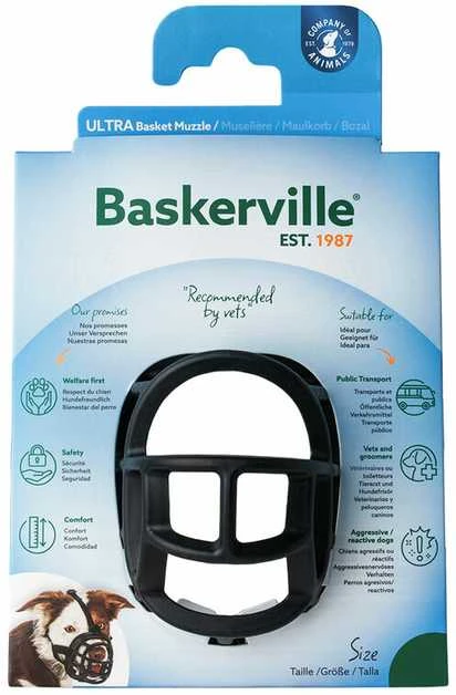 Baskerville Baskerville Ultra-6 snukis juodas