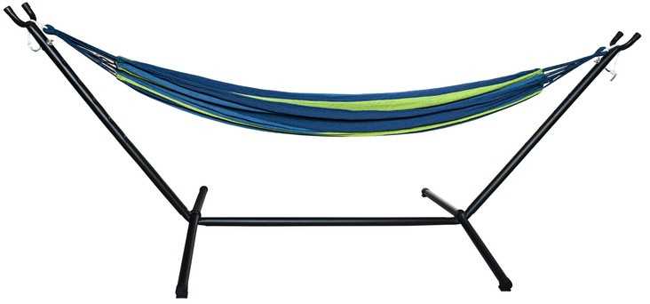Lauko baldų komplektas Sodo hamakas 200x150cm su rėmu