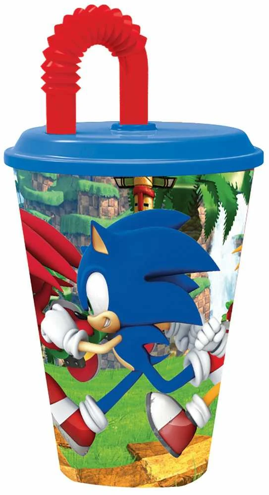 Stor Puodelis su šiaudeliais 430 ml Sonic