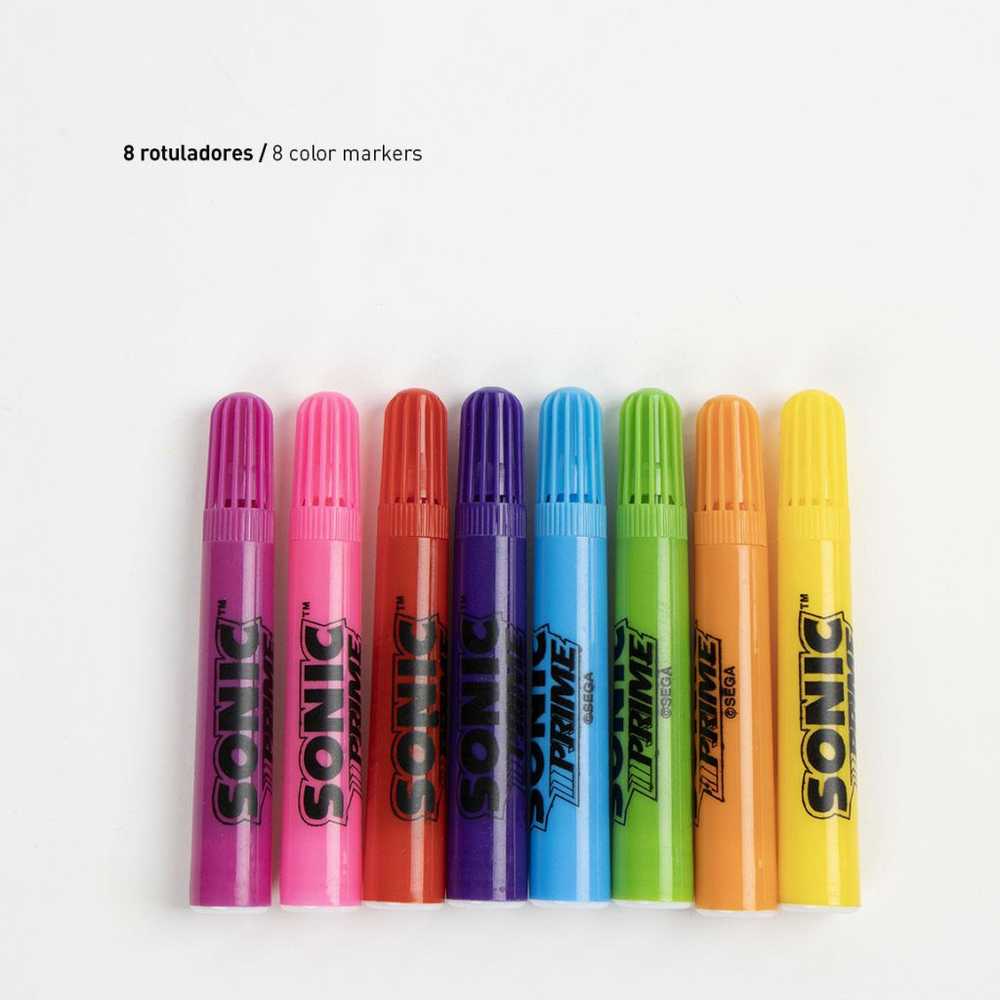 CERDÁ Sonic Prime colouring stationery set