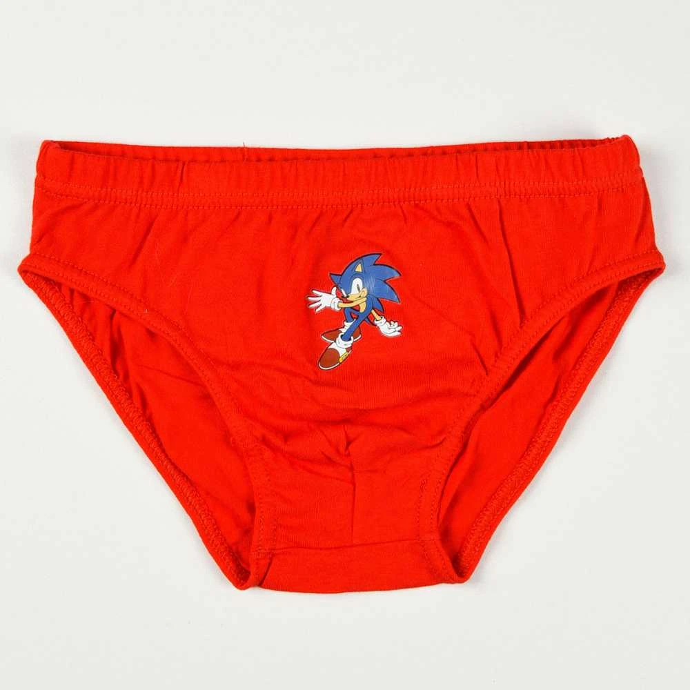 Sonic the Hedgehog Gotta Go vaikiški apatiniai, kelnaitės (3 vnt./pakuotė) 3-4 metai / 98-104 cm