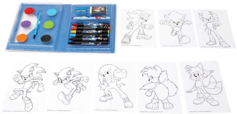 „Sonic the Hedgehog Hype Man“ mini meno rinkinys