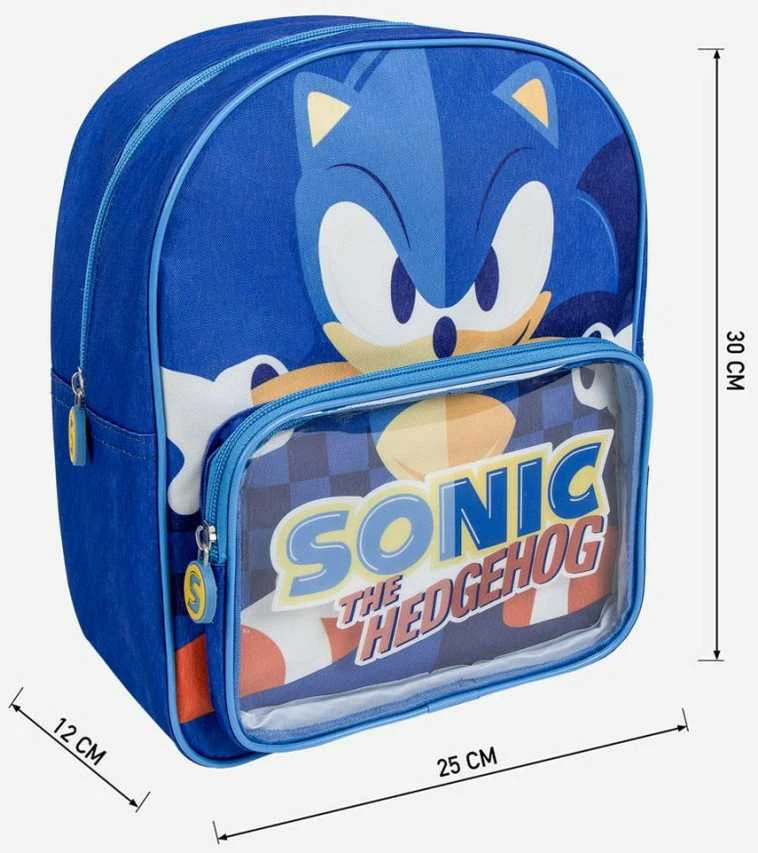 CERDÁ Sonic The Hedgehog Ežiuko Soniko kuprinė, 30 cm