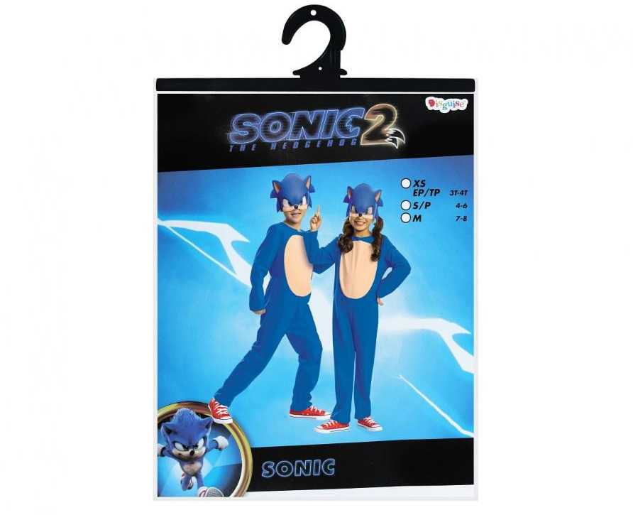 Bigbuy Carnival Sonic the Hedgehog Basic kostiumas 3-4 metai