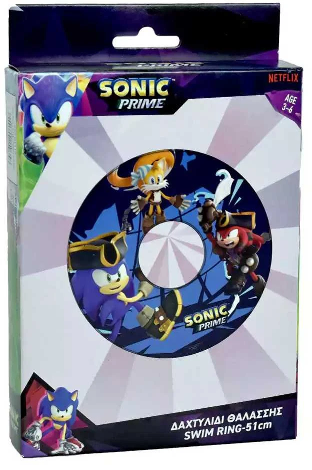 Sonic the Hedgehog Prime Sonic the Hedgehog plaukimo žiedas 51 cm