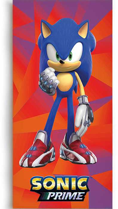 Sonic The Hedgehog Ežiukas Sonikas rankšluostis 70x140 cm