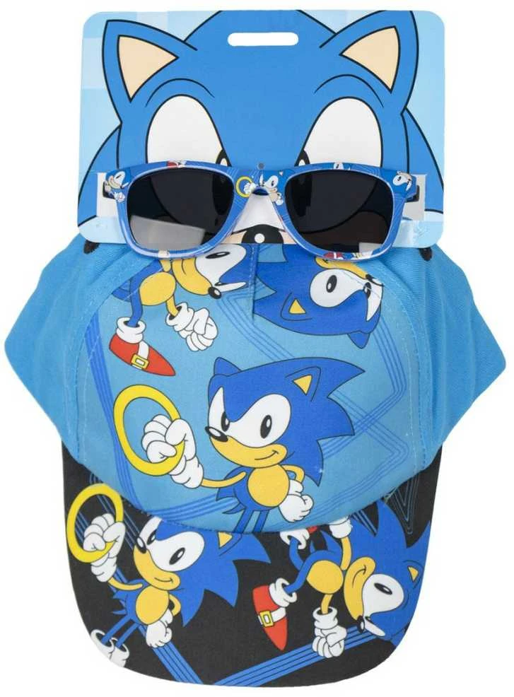 Kepurė Sonic The Hedgehog "Sonic" akinių nuo saulės ir beisbolo kepuraitės rinkinys