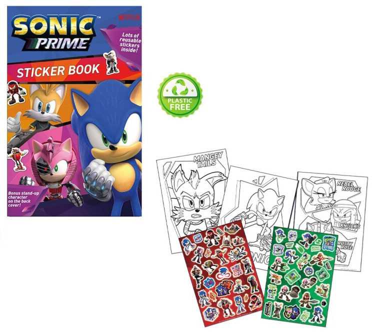 Kids Licensing Sonic Prime sticker set