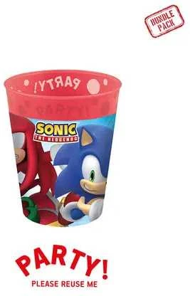 Globos Europe Bv Sonic Speed plastik krus